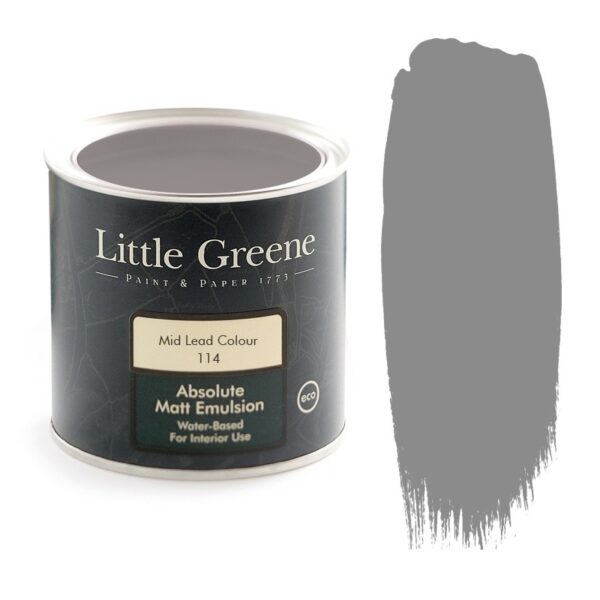 Краска Little Greene цвет Mid lead colour (114)