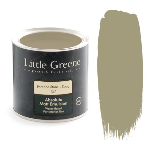 Краска Little Greene цвет Portland stone dark (157)