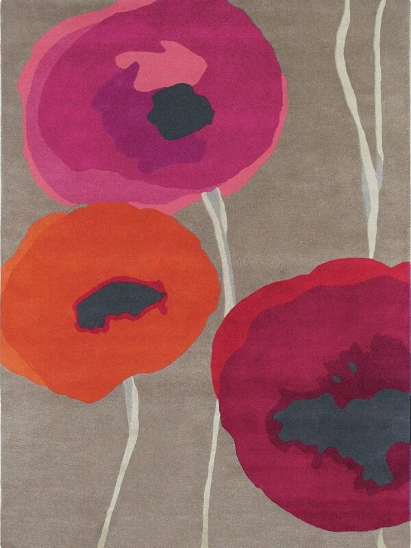 Ковер Sanderson Poppies Red Orange